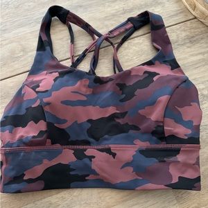 Smoky Red Camo Lululemon Bra